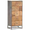 vidaXL Predalnik 45x30x100 cm iz trdnega predelanega lesa