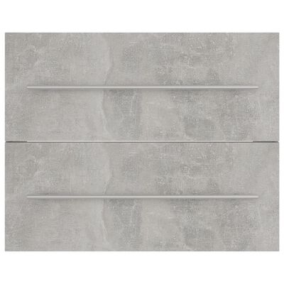 vidaXL Omarica za umivalnik betonsko siva 60x38,5x48 cm iverna plošča