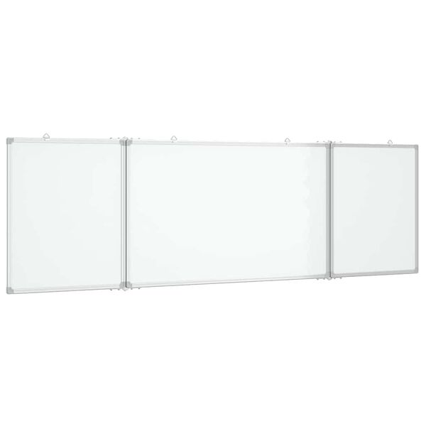 vidaXL Magnetna tabla zložljiva 200x60x1,7 cm aluminij