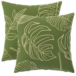 vidaXL Prevleka za blazino 2 pcs HEERLEN Listnati dizajn 30 x 30 cm