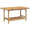 vidaXL Klubska mizica 90x50x45 cm bambus