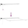 vidaXL Retraktilna tenda z 350 x 250 cm blago