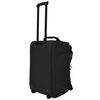 vidaXL Potovalne torbe na kolesih 3 delni komplet črne barve