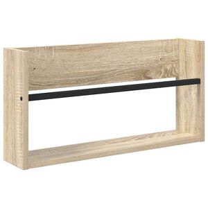 vidaXL Regal za revije Sonoma hrast 60 x 12 x 30 cm Inženirski les