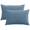 vidaXL Prevleka za blazino 2 pcs ALMELO Modra 30 x 50 cm korduroy