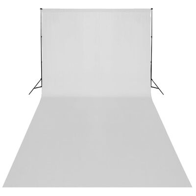 vidaXL Studijski komplet z belim ozadjem 600 x 300 cm in luči