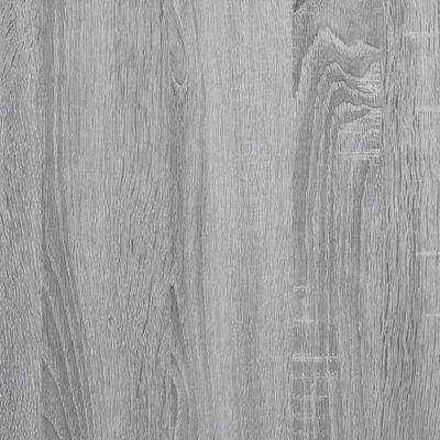 vidaXL Posteljni okvir siva sonoma 150x200 cm inženirski les
