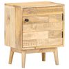 vidaXL Nočna omarica 40x30x50 cm iz trdnega mangovega lesa