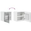 vidaXL Kuhinjski element Lucca 2 pcs Betonsko siva 40 x 31 x 40 cm