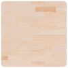 vidaXL Kvadratna mizna plošča 60x60x2,5 cm neobdelana trdna hrastovina