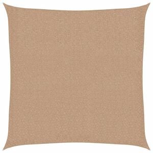 vidaXL Senčno jadro 160 g/m&sup2; taupe 2x2 m HDPE