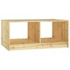vidaXL Klubska mizica 75x50x33,5 cm trden les jelke