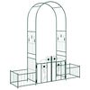 vidaXL Vrtni lok Zelena 203 x 50 x 218 cm Jeklo