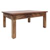 vidaXL Klubska mizica iz trden mahagonij 96x73x45 cm