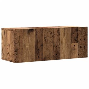 vidaXL Stenska TV omarica starinski les 80x30x30 cm inženirski les