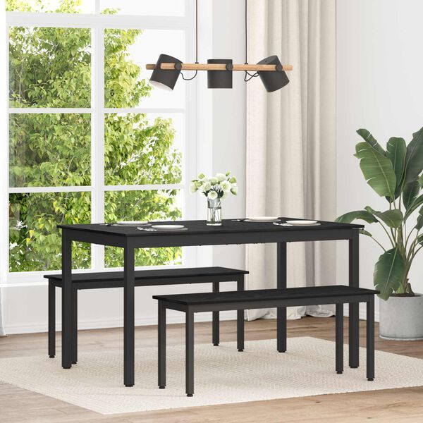 vidaXL Jedilne mize KOVINA