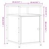 vidaXL Nočna omarica črna 40x42x60 cm inženirski les