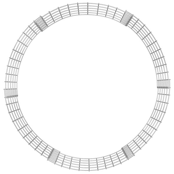 vidaXL Vrtni kompostnik &Oslash;100x50 cm pocinkano jeklo