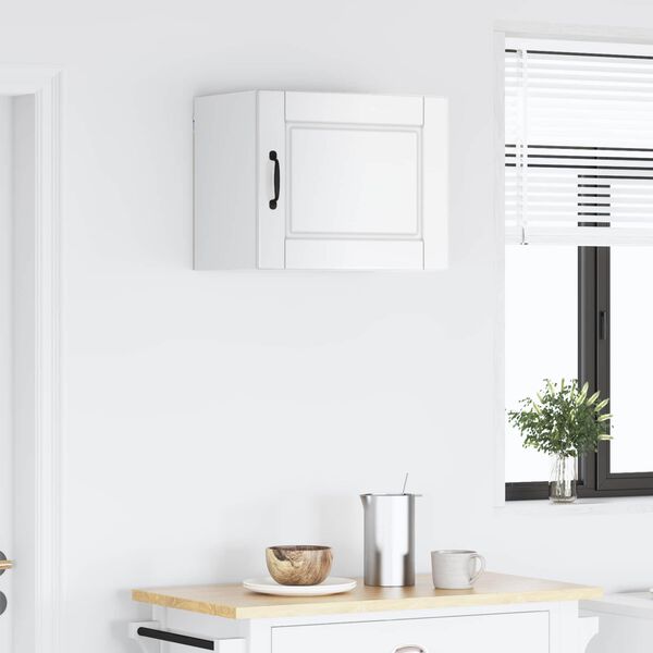 vidaXL Kuhinjski element s polico Visok sijaj bela 50 x 31 x 40 cm