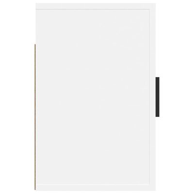 vidaXL Stenska nočna omarica bela 50x30x47 cm