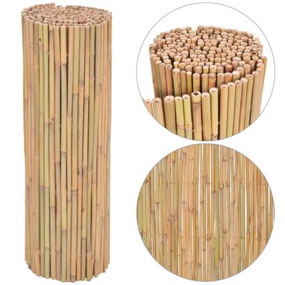 vidaXL Ograja iz bambusa 300x100 cm