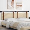 vidaXL Visoki naslon za glavo krema 210 x 55 x 5 cm Antikni PU