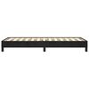 vidaXL Posteljni okvir črn 90x200 cm žamet