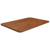 vidaXL Kopalni&scaron;ki pult temno rjav 60x40x1,5 cm obdelan trden les