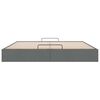 vidaXL Otomanski posteljni okvir brez vzmetnice temno siv 180x200 cm