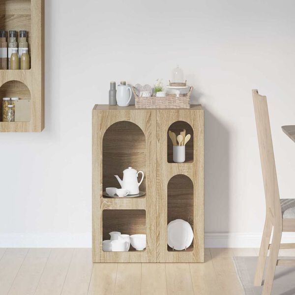 vidaXL Strani &scaron;al Sonoma hrast 59 x 35 x 80.5 cm Konstruiran les