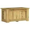vidaXL Dvignjeno cvetlično korito 100x50x50 cm impregnirana borovina
