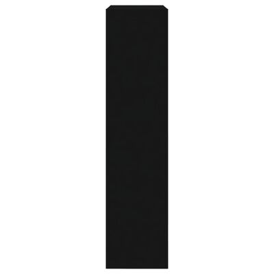 vidaXL Omarica za čevlje črna 60x21x87,5 cm inženirski les