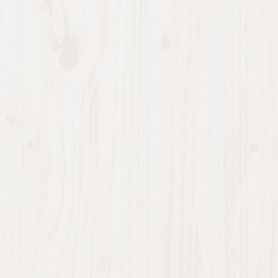 vidaXL Miza za sajenje s policami bela 82,5x50x86,5 cm borovina