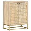 vidaXL Komoda z 2 vrati 55x30x70 cm trden mangov les