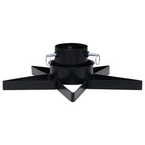 vidaXL Stojalo za novoletno jelko črno 47x47x13,5 cm