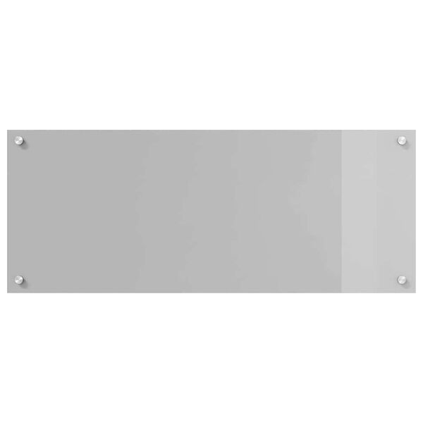 vidaXL Zaščita za kuhinjo 2 pcs Svetlo siva 100 x 40 cm kaljeno steklo