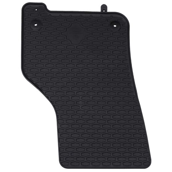 vidaXL Avto preproga 4 pcs Črna primerno za LEON eTSI MHEV 2020- Guma