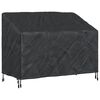 vidaXL Pokrov za vrtno klop 134 x 70 x 65 / 94 cm 420D Oxford tkanina