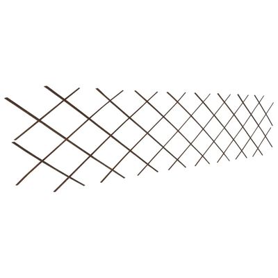 vidaXL Mrežaste ograje iz vrbe 5 kosov 180x60 cm