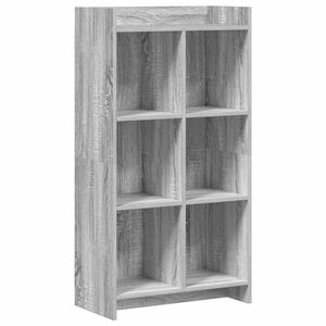 vidaXL Knjižna omara Siva Sonoma 59 x 30 x 111 cm Inženirski les