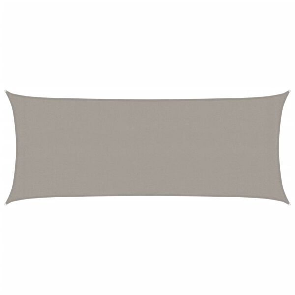vidaXL Senčno jadro 160 g/m&sup2; pravokotno svetlo sivo 2x4,5 m HDPE