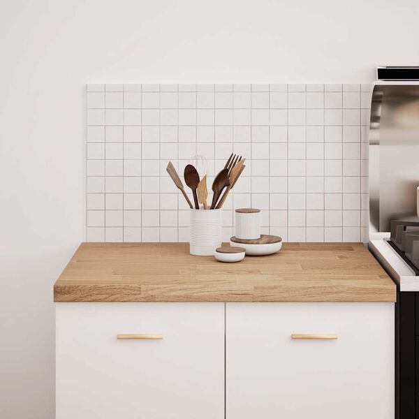 vidaXL Kuhinjska delovna plo&scaron;ča 80x63,5x4 cm trdna hrastovina