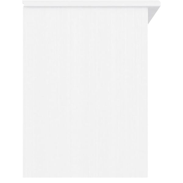 vidaXL Klop za čevlje ALTA bela 100x35x45 cm trdna borovina