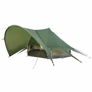 vidaXL Teepee &scaron;otor za 7 oseb Zelena in Siva 600 x 600 x 347 cm