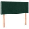 vidaXL Box spring postelja z vzmetnico temno zelena 80x200 cm žamet