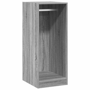 vidaXL Garderobna omara siva sonoma 48x41x102 cm inženirski les