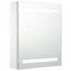 vidaXL LED kopalni&scaron;ka omarica z ogledalom 50x13,5x60 cm