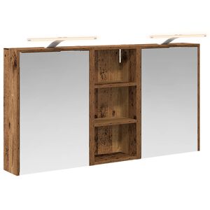 vidaXL Komplet omaric za kopalnico 3 pcs 116 x 16 x 62,5 cm