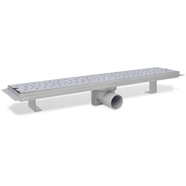 vidaXL Kanaleta za tu&scaron; mehurčki 630x140 mm nerjaveče jeklo