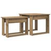 vidaXL Set kavno mizico 2 kos Umetni hrast 50 x 52 x 42 cm